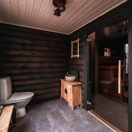 Minivilla Peikonpesae Ulkoporeallas & Pihasauna * Loppi