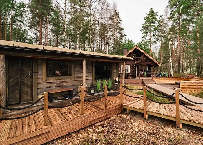 Minivilla Peikonpesae Ulkoporeallas & Pihasauna Loppi