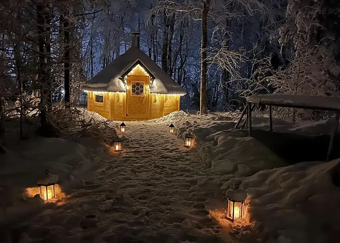 Шале Minivilla Peikonpesae Ulkoporeallas & Pihasauna Loppi