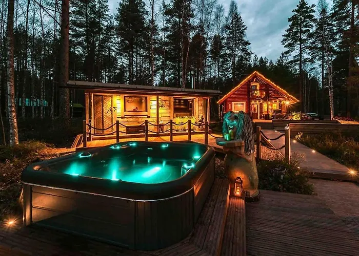 Шале Minivilla Peikonpesae Ulkoporeallas & Pihasauna